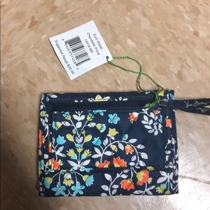“NWT” Vera Bradley Euro Wallet Chandelier Floral